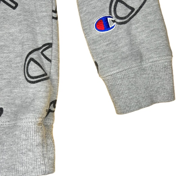 Champion Boys Size 5 Gray Pullover Sweater Champion Gray sweater - Picture 4 of 8